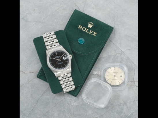 劳力士 (Rolex) Datejust 36 Jubilee Nero Royal Black Onyx - Double Dial 16220 